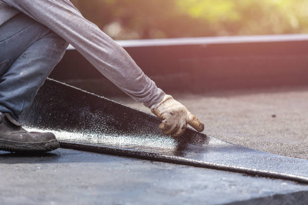 Professional Crawl Space Encapsulation technician working in Amityville, NY
